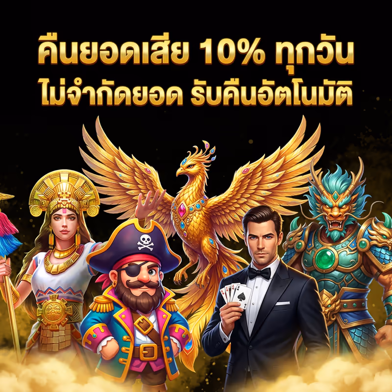 คืนยอดเสีย 10% ทุกวัน
