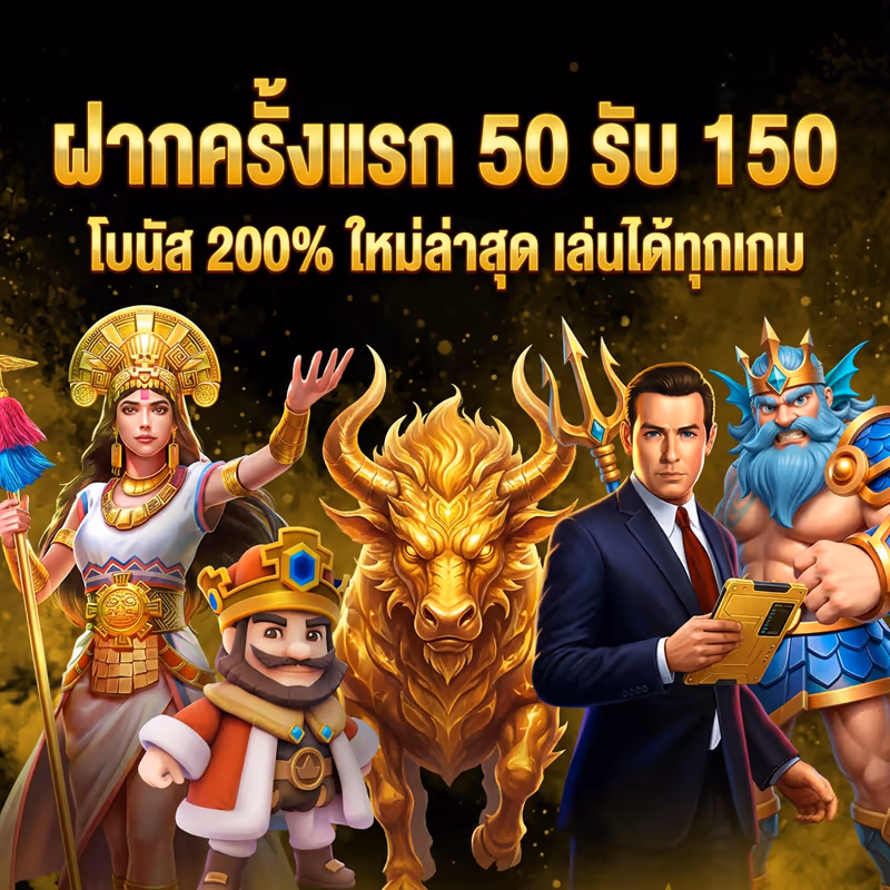 ฝากครั้งแรก 50 รับ 150