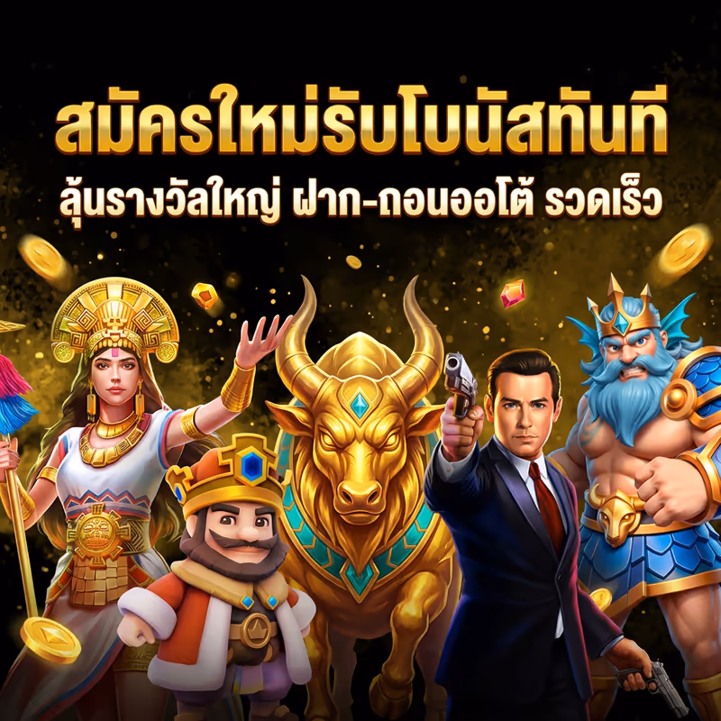 สมัครใหม่รับโบนัสทันที