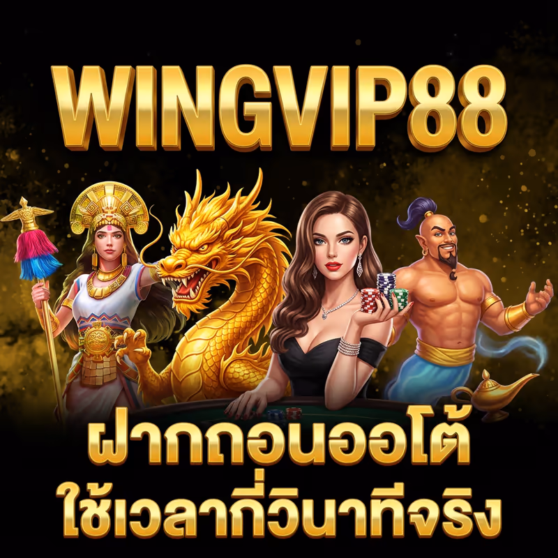 WINGVIP88 ฝากถอนออโต้ ใช้เวลากี่วินาทีจริง